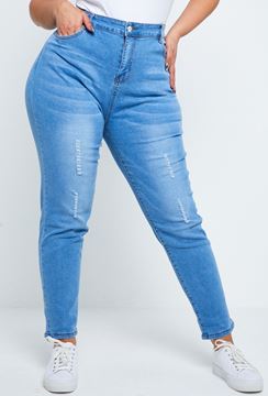 Picture of PLUS SIZE RIP JEANS SUPER COMFY SUPER STRETCH